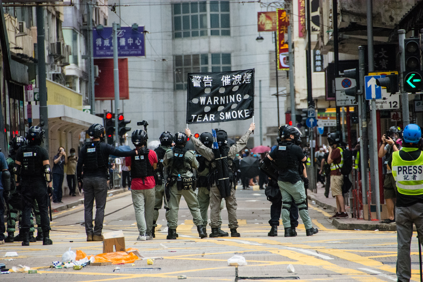 Familiar Cycle of Clashes as Protests Take Place in Hong Kong Against ...