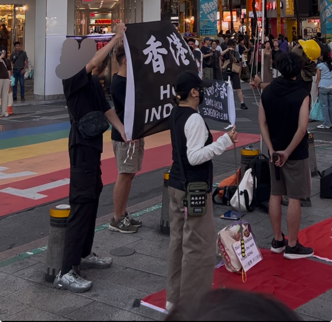 Members of Hong Kong Independence Group Arrested, Charges Include Over Flag-Raising Ceremony in Taipei